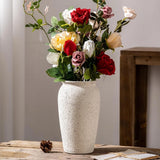Rustic Farmhouse Flower Large Ceramic Vase, Vintage Pampas Grass Vase, White ... Pampas Grass