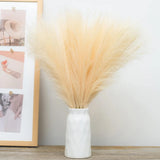 Faux Pampas Grass, 18"/45Cm Artificial Pampas Grass Fluffy 6 Stem Pompous Grass Pampas Grass