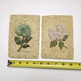 Rare Cheri Blum 3D Floral  Hydrangea Lilac Art Plaque Vintage 90's Collectable Hydrangea
