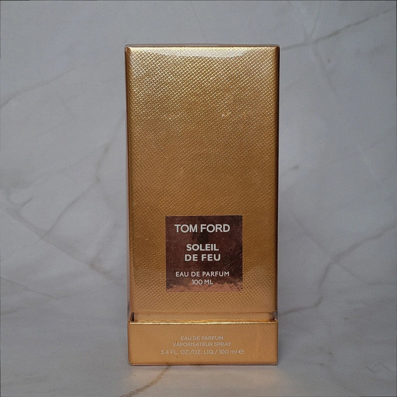 Tom Ford 100ml Soleil De Feu Light Evening Wear Evening Elegant Packaging New In Bouquet