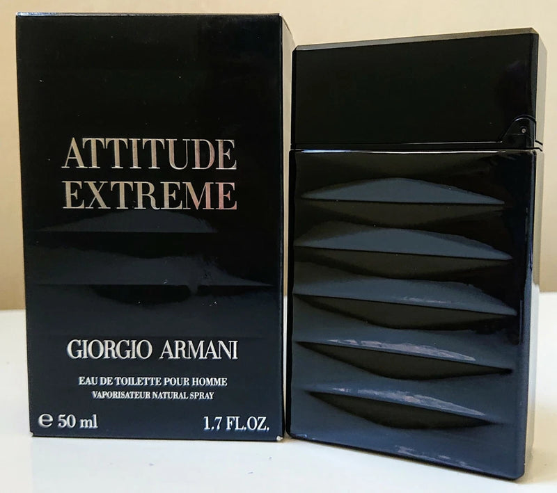 Giorgio Armani Attitude Extreme EDT For Men New 50ml 1.7 fl oz Rare Discontinued EDT