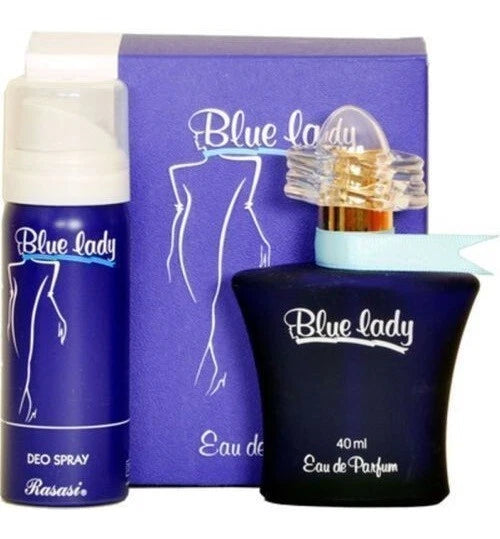 Blue Lady Eau De Parfum by RASASI, 40 ML | Elegant Scent for Modern Women EDP