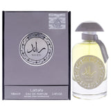 Raed Silver by Lattafa for Unisex - 3.4 oz EDP Spray EDP