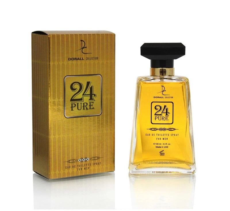Dorall Collection 24 Pure EDT 100ml Men Citrus Aromatic Woody Perfume Daily Use EDT