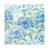 100Pcs Hydrangea Floral Paper Napkins Blue Hydrangea Disposable Dessert Cockt... Hydrangea