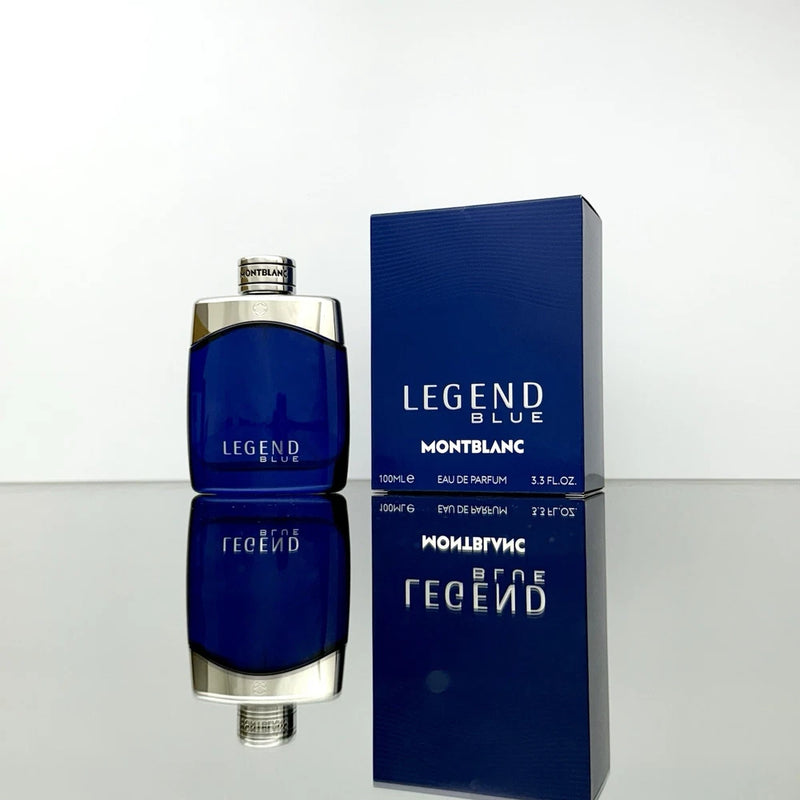 Mont Blanc LEGEND BLUE for Men 3.3oz-100ml Eau De Parfum Spray NEW-SEALED (BT12 EDP