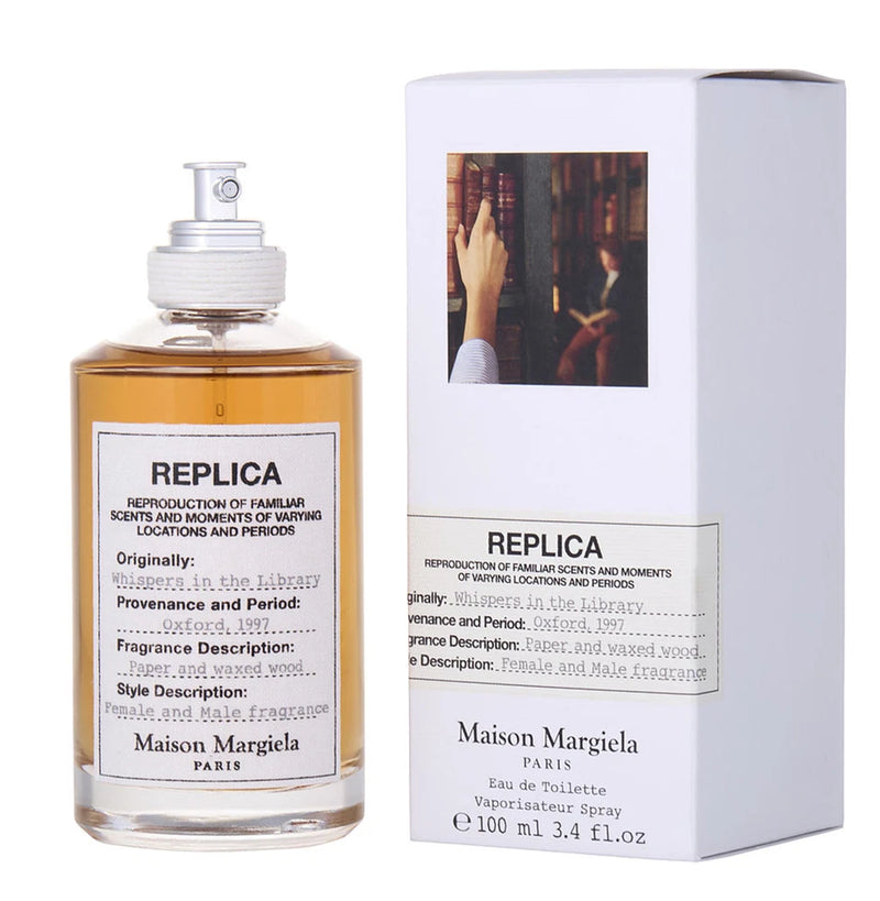 Whispers in the library by Maison Replica 3.4oz 100ml Eau de Toilette Spray New EDT