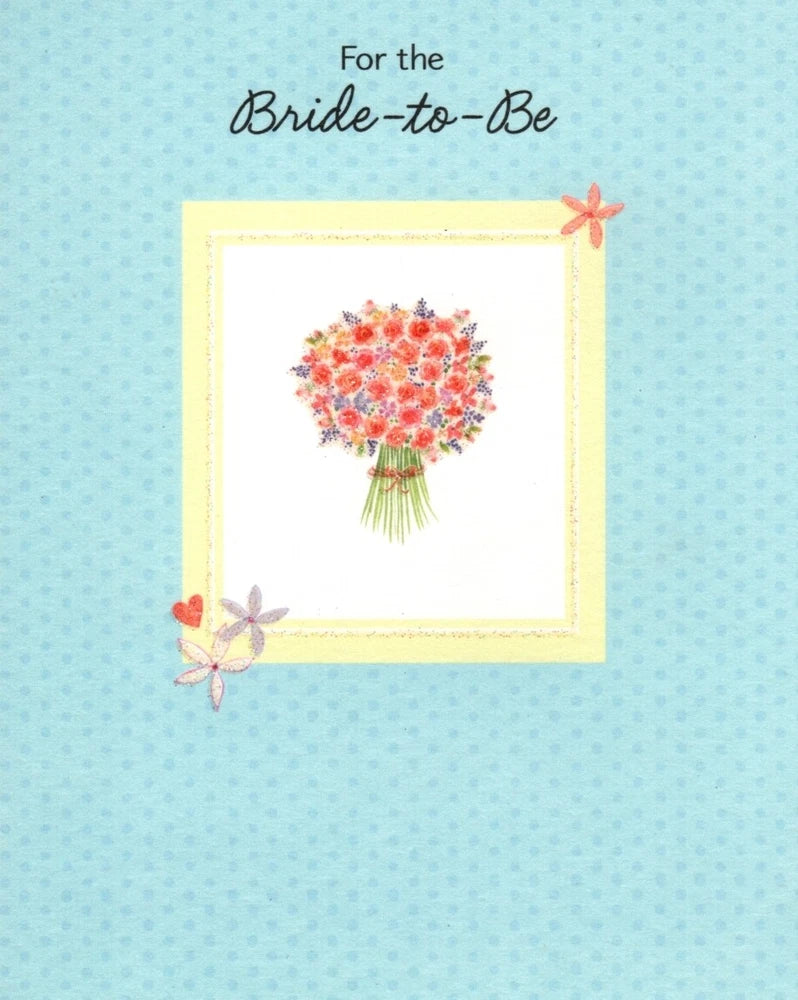 Bridal Shower Celebrate The Love You Found Pink Bouquet Theme Greeting Card Bouquet