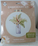 Needle creations embroidery kit pampas grass 2022 Pampas Grass