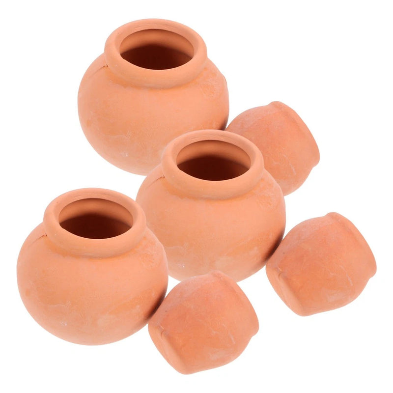 2 Pack Terracotta Plant Pots Small for Plants Mini Planter Cactus Garden Plants