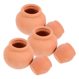 2 Pack Terracotta Plant Pots Small for Plants Mini Planter Cactus Garden Plants