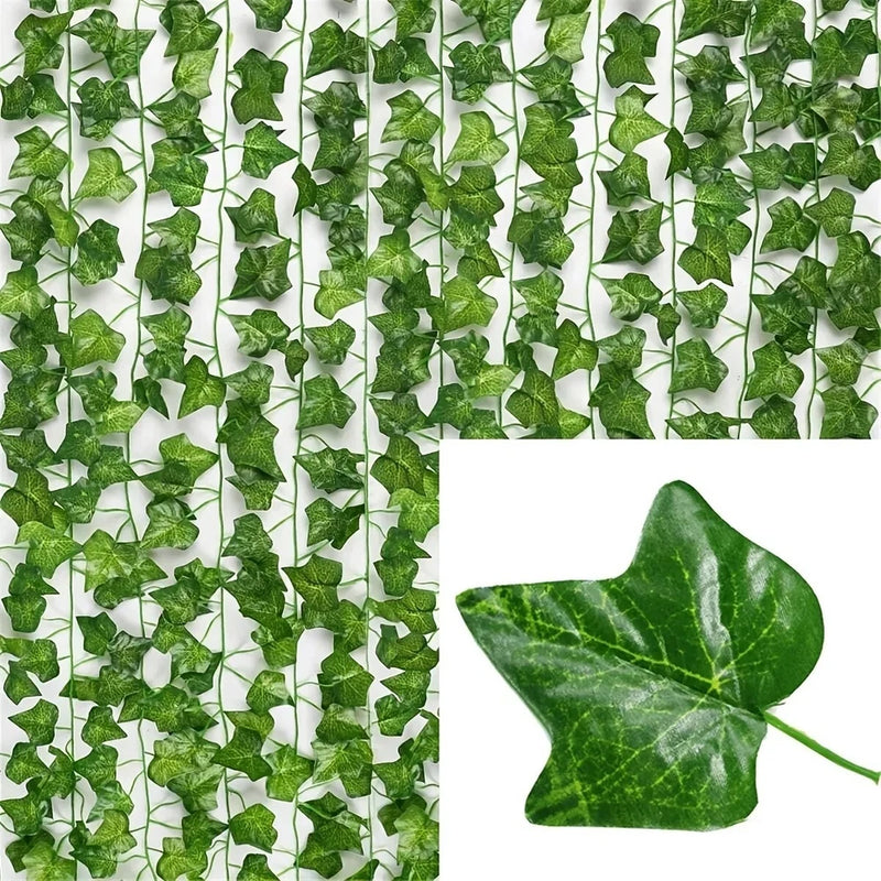 Artificial Ivy Leaf Plants Fake Hanging Garland Plants Vine Home Decor Green Plant