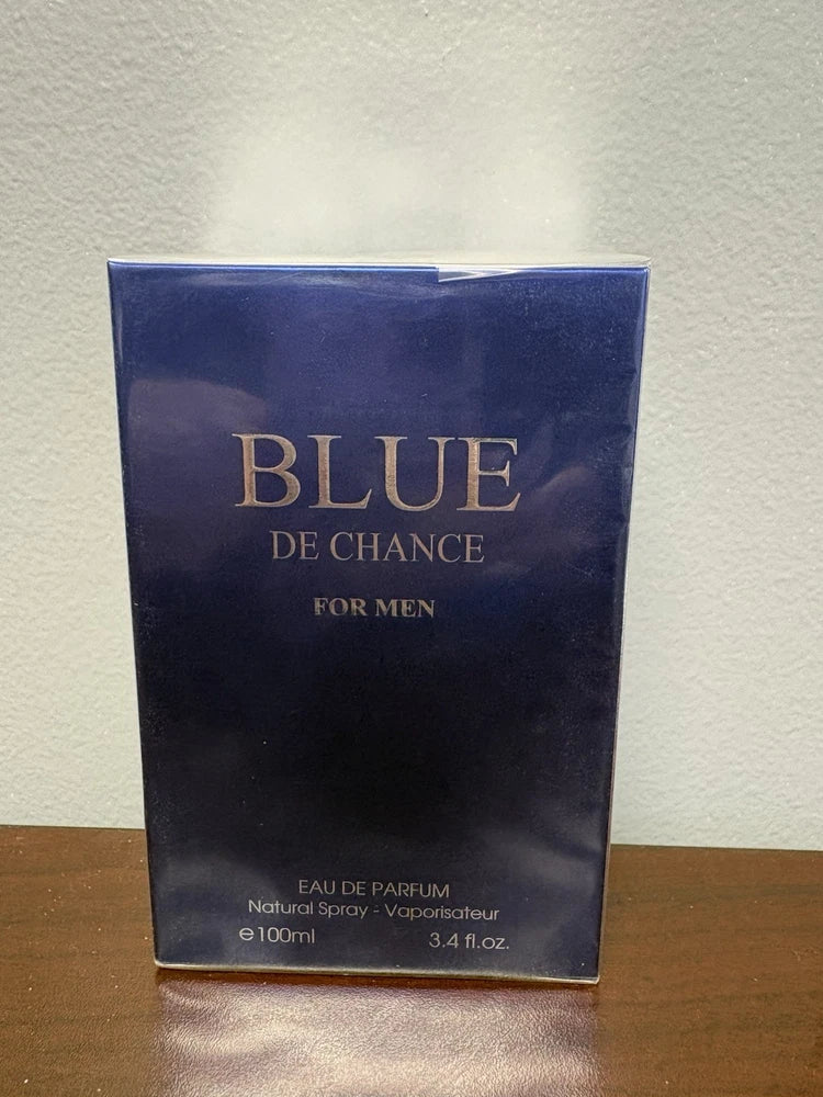Blue De Chance Eau de Parfum Spray for Men 100ml 3.4 fl. oz. Regular Size EDP