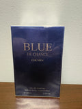 Blue De Chance Eau de Parfum Spray for Men 100ml 3.4 fl. oz. Regular Size EDP