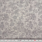 Vintage Sweet Romance Blackbird Designs Moda Floral Gray Cotton by the HALF YARD Flowering Plants