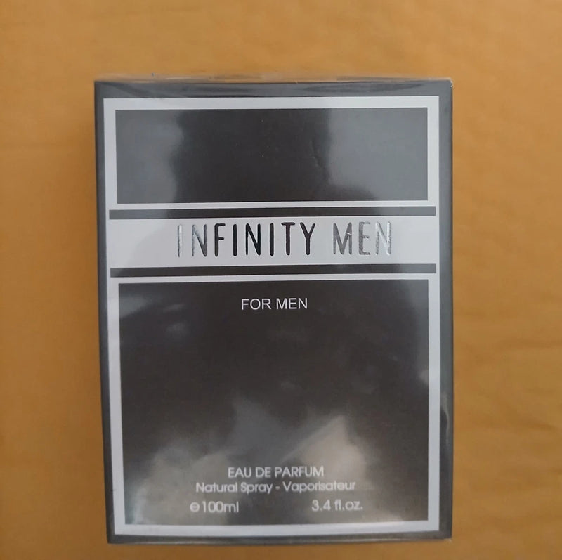 Infinity Men Eau de Parfum box for men, natural spray 3.4 fl oz