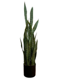 Wildwood & Cypress 36Ó Realistic Looking Snake Plant Indoor Faux Home Decor Green Plant