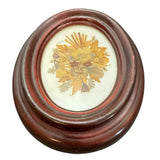 Framed Dried Natural Pressed Flowers Oval Frame Pretty Things Margaret Walters Dried Flower