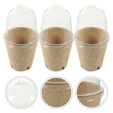 40 Pcs Biodegradable Containers Planting Pots Garden Nursery Garden Plants