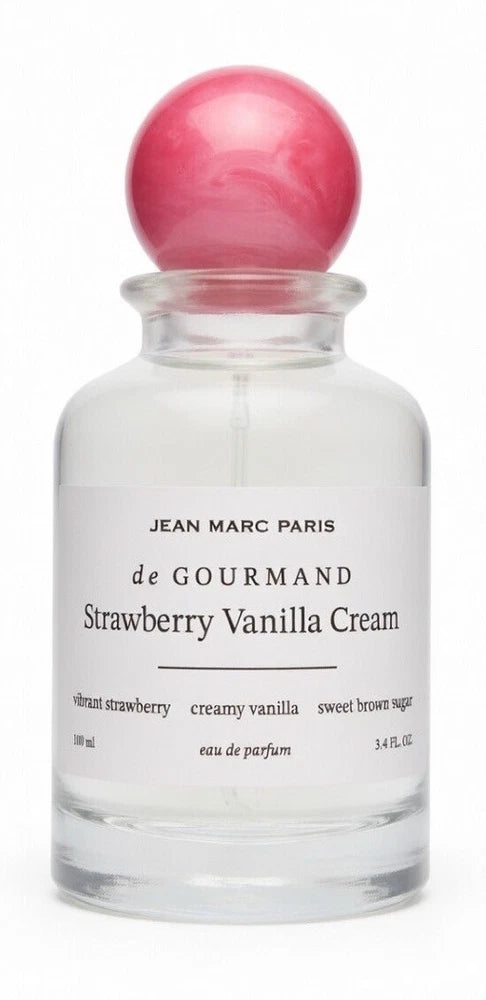 Jean Marc Paris Strawberry Vanilla Cream EDP 3.4oz /100ml Gourmand Perfume Spray EDP