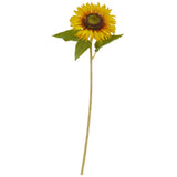 Nearly Natural 24Ó Sunflower Artificial Flower Set Of 12 Realistic Home Decor Sunflower