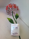 Ultimate Innovations Solar Pink Hydrangea Garden Stake New In Box Hydrangea