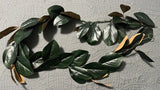 70Ó Long Faux Large Leaf Plant Vine Fake Leaves Home Decor  Jungle Green & Brown Green Plant