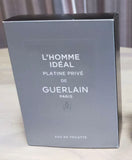 Guerlain L'Homme Ideal Platine Prive Spray EDT 100ml 3.3oz Perfume w/Box EDT