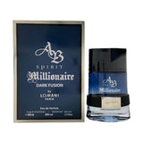 AB Spirit Millionaire Dark Fusion by Lomani for Men EDP 3.3 / 3.4 oz New In Box EDP