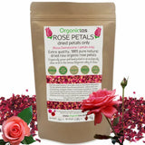 Bulgarian Dried Organic ROSE PETALS Tea Loose Premium Quality 25g - 200g Roses