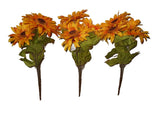 Mainstays Sunflower 3 Pc Artificial Flowers Sunflower