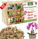 2.2LB Sphagnum Moss 40QT Long Fiber Orchid Potting Mix Succulent Reptile - US Orchids