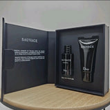 DIOR Sauvage Men EDP 0.34 oz / 10 ml & Shower Gel 0.67 oz Travel Set SEALED EDP