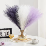 Alecono 30pcs Pampas Grass Decor 17.7 Inch, Pampas Grass Decor Fluffy, Floral... Pampas Grass