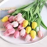 5/10pcs Artificial Tulip Flowers Bouquet Fake Flower Home / Hotel Decoration HOT Bouquet