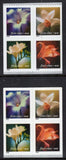 US 2000 NH LILIES FLOWERS 3458-61 DIE CUT 11_x11_; 3454-57 on Back -FreeShip USA Lily
