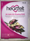 Heartfelt Creations 3D Shaping Mold Calla Lily HCFB1-484 Scrapbook Flowers Lily