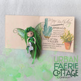 Handmade May Birthday Emerald green lily of the Valley flower fairy doll gift Lily