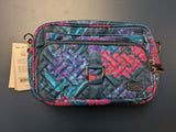 Lug Carousel Travel Purse Crossbody Belt Bag Convertible Hydrangea Navy - NWT Hydrangea