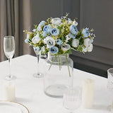 DUSTY BLUE 4 Bouquets 12