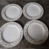 4 Piece Martha Stewart Everyday MSE 11 Inch Dinner Plates Hydrangea Hydrangea