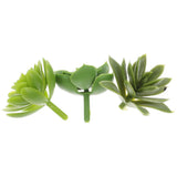 3PCS Artificial Plant Artificial Succulent Plants Diy Faux Succulent Green Plant