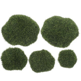 4 Pcs Fake Moss for Plants Artificial Decor Table Rocks Terrarium Green Plant