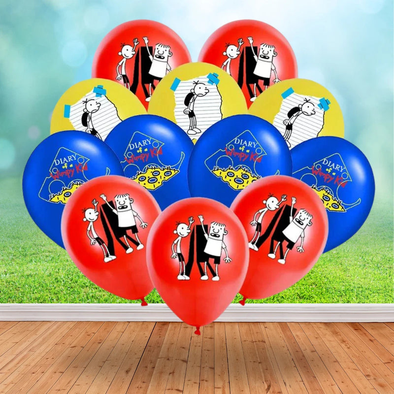 DIARY OF WIMPY KID BALLOONS Party Supplies happy birthday bouquet decoration Bouquet
