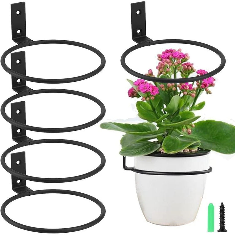 Decorative Metal Flower Pot Holder Rings Perfect Addition to Home and Garden Garden Plants