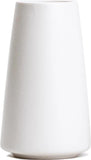 Bright White Vase - 6Ò White Ceramic Flower vase, Boho Vases for Pampas Grass, M Pampas Grass