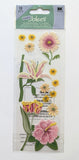 Jolee's Sun Flowers Scrapbooking Stickers Lily Tulips Hibiscus Sunflowers Sunflower