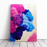 Hydrangea Flower Paint Splatter Vol.1 Canvas Wall Art Print Framed Picture Decor Hydrangea