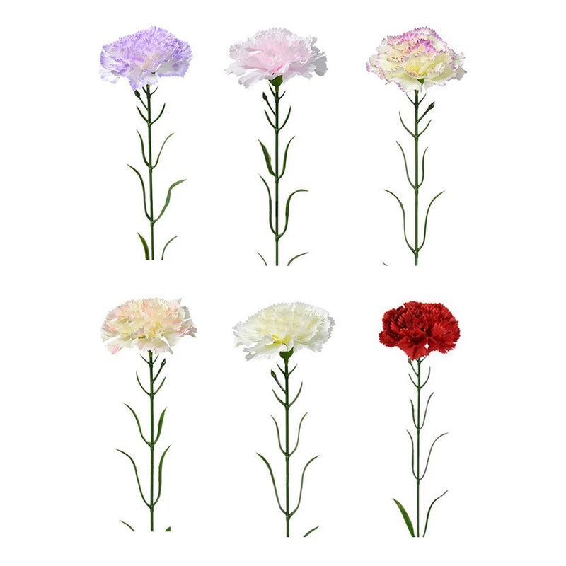 Realistic 8CM Artificial Carnation Perfect for Floral Arrangements and s Carnation