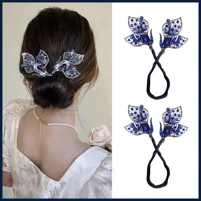 New Calla Lily Headwear for Girl Lady Elegant Flower Bud Head Twist Clips. Lily